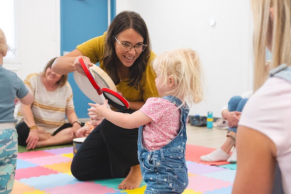 Interacting with a child with cochlear implant